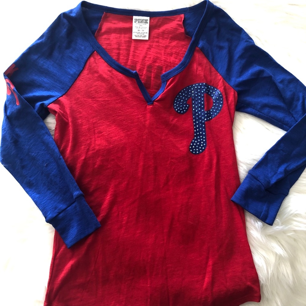 VS Pink Phillies long sleeve shirt